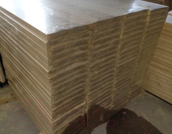 Изображение товара Мебельный щит Альфалес 40х1200х1200мм (сорт АВ, лиственница)