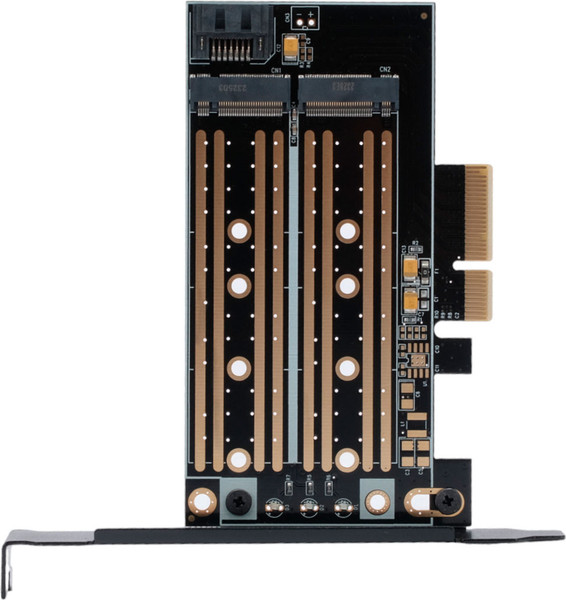 Изображение товара Адаптер для SSD диска Gembird MF-PCIE-NVME-SATA