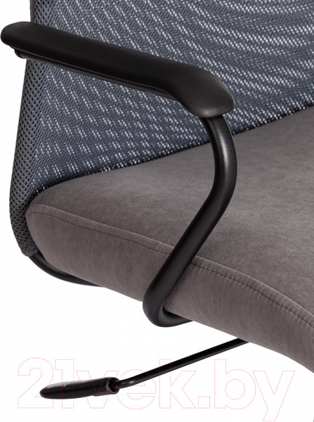 Изображение товара Кресло офисное Tetchair Practic флок/кожзам (серый)