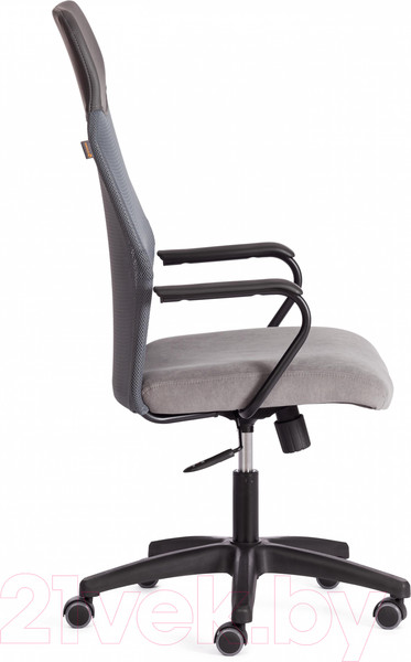 Изображение товара Кресло офисное Tetchair Practic флок/кожзам (серый)