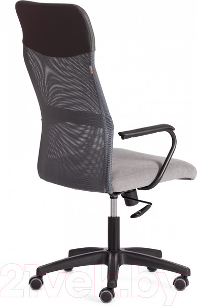 Изображение товара Кресло офисное Tetchair Practic флок/кожзам (серый)