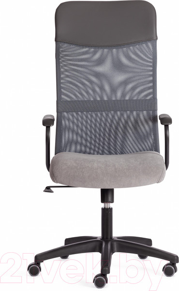 Изображение товара Кресло офисное Tetchair Practic флок/кожзам (серый)