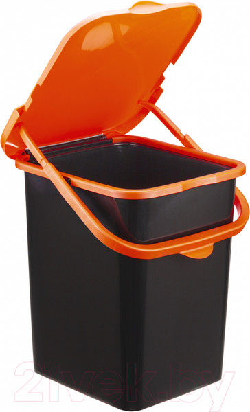 Изображение товара Мусорное ведро Idea Пуро М2475 (18л, оранжевый)