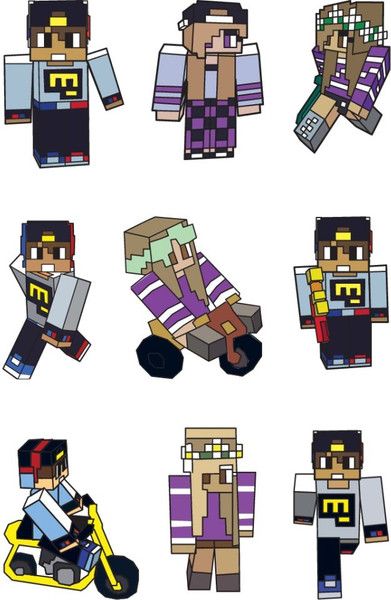 Изображение товара Набор наклеек Эксмо Самые популярные герои Евгена Бро / 9785041936624