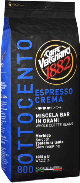 Изображение товара Кофе в зернах Vergnano Espresso Crema 800 (1кг)