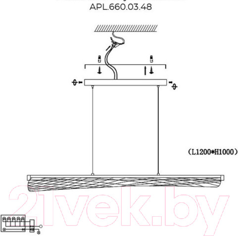 Изображение товара Потолочный светильник Aployt APL.660.03.48
