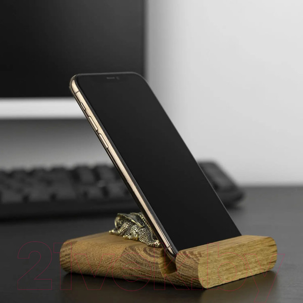 Изображение товара Держатель для смартфонов Кольчугинский мельхиор Дракон1 / КМ2362ПД06