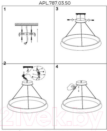 Изображение товара Потолочный светильник Aployt APL.787.03.50