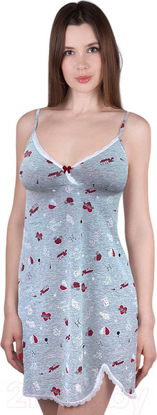 Изображение товара Сорочка Verally 325-4 (р.170,176-96-102, принт на меланже)