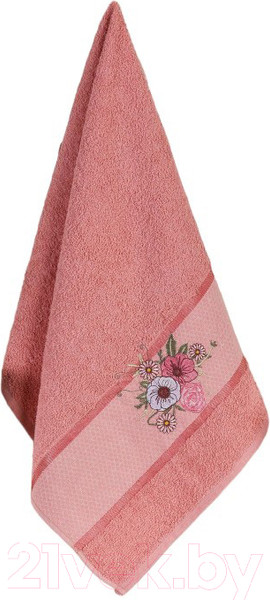 Изображение товара Полотенце Merzuka Duru 50x90 / 11962 (в коробке,брусничный)