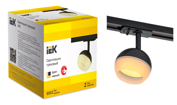 Изображение товара Трековый светильник IEK LT-USB0-4118-GX53-1-K02