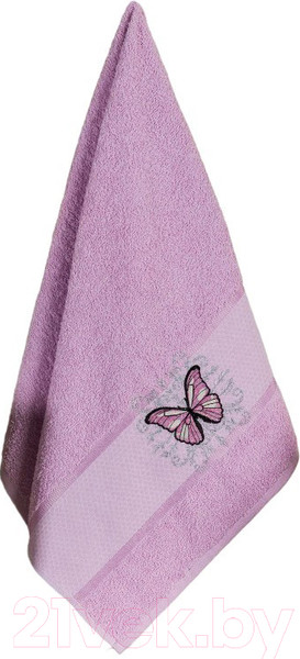 Изображение товара Полотенце Merzuka Kontes 50x90 / 11960 (в коробке,сиреневый)