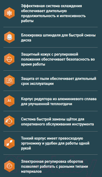 Изображение товара Угловая шлифовальная машина Oasis AG-80/125 Pro