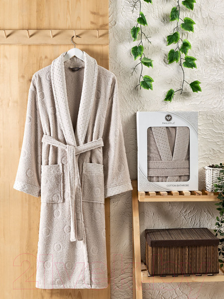 Изображение товара Халат Philippus E784 Lenny 11798 (XXL,бежевый)