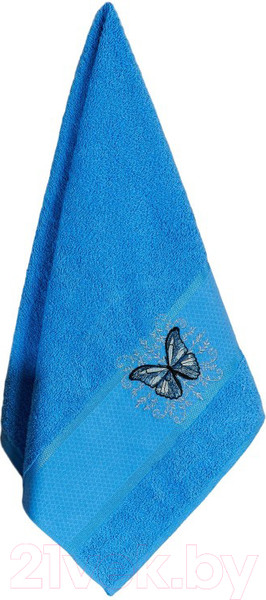 Изображение товара Полотенце Merzuka Kontes 50x90 / 11960 (в коробке,голубой)