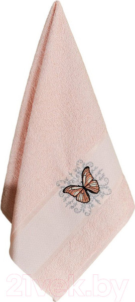 Изображение товара Полотенце Merzuka Kontes 50x90 / 11960 (в коробке,пудровый)