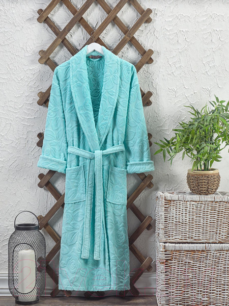 Изображение товара Халат Philippus Asiya 12020 (XXL,бирюзовый)