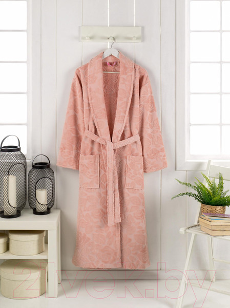 Изображение товара Халат Philippus Asiya 12020 (XXL,пудровый)