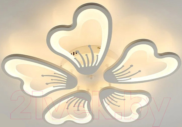 Изображение товара Люстра Estares Glory 100W 5F-APP-625х70-WHITE/WHITE-220-IP20