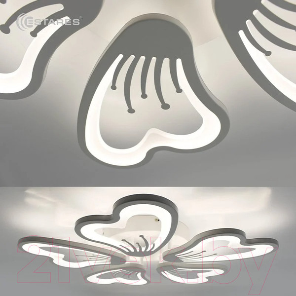 Изображение товара Люстра Estares Glory 100W 5F-APP-625х70-WHITE/WHITE-220-IP20