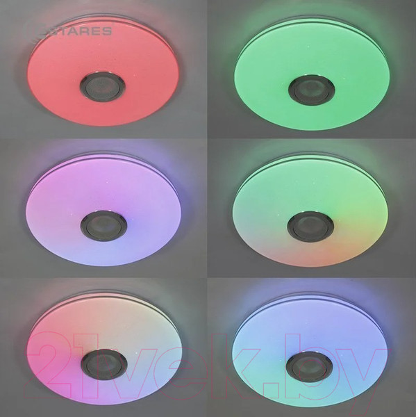 Изображение товара Потолочный светильник Estares Music Rgb 40W R-APP-330-WHITE/CHROME-220-IP20