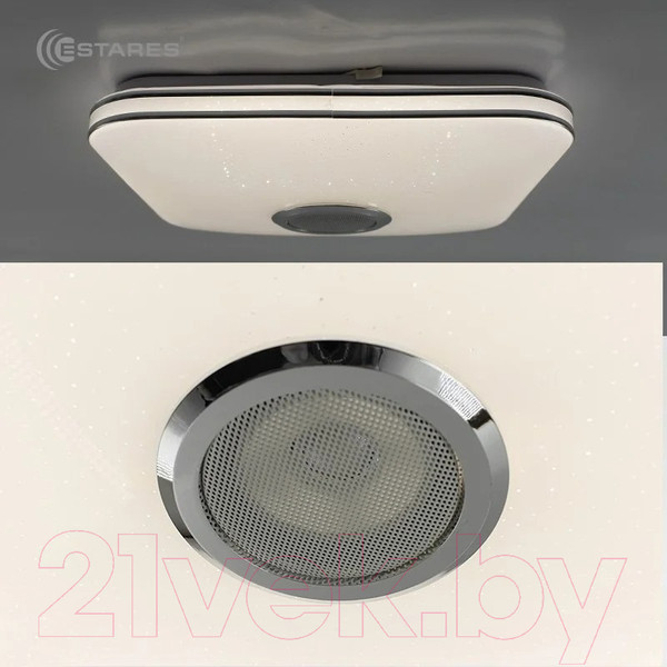 Изображение товара Потолочный светильник Estares Music Rgb 40W S-APP-330-WHITE/CHROME-220-IP20