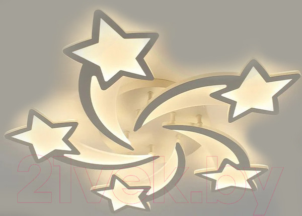 Изображение товара Люстра Estares Room Star 100W 5S-APP-695x70-WHITE/WHITE-220-IP20