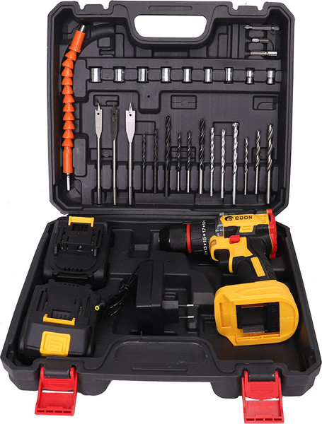 Изображение товара Аккумуляторная дрель-шуруповерт Edon AD-21PBL