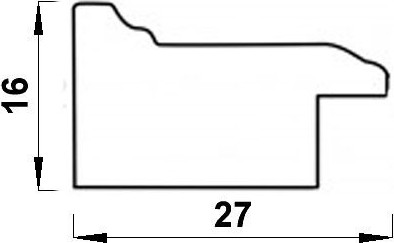 Изображение товара Рамка Мирам 657145-16 (40x50)