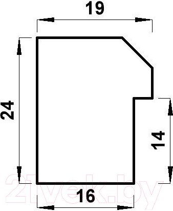 Изображение товара Рамка Мирам 640077-17 (40x60)