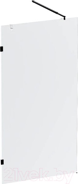 Изображение товара Душевая стенка AM.PM X-Joy 100x195 / W94WI-100-F1-BTE (черный/прозрачное стекло)