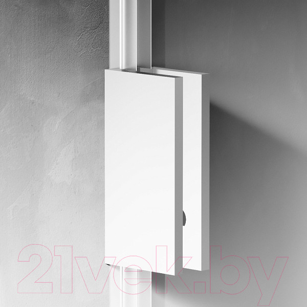 Изображение товара Душевая стенка AM.PM X-Joy 100x195 / W94WI-100-F1-MTE (хром матовый/прозрачное стекло)