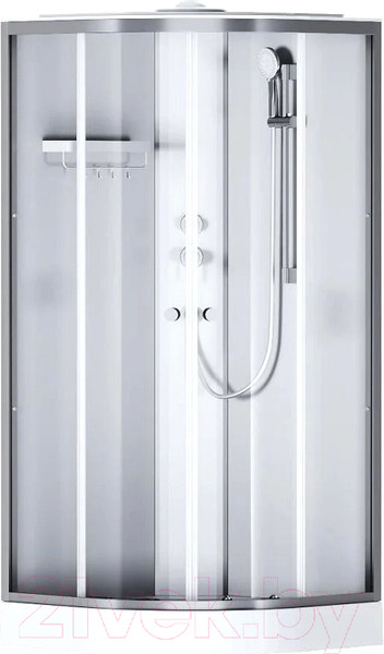 Изображение товара Душевая кабина AM.PM X-Joy 90x90 / W94C-401-090MT (хром матовый/прозрачное стекло)