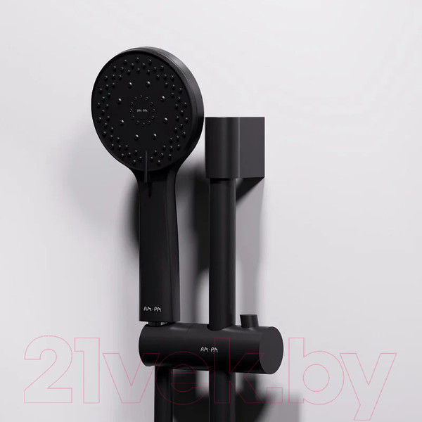 Изображение товара Душевая кабина AM.PM X-Joy 90x90 / W94C-403-090BT (черный матовый/прозрачное стекло)