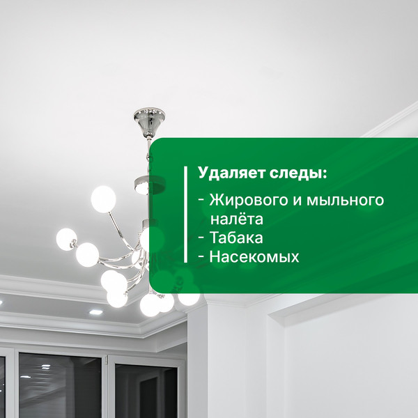 Изображение товара Средство для очистки натяжного потолка Prosept Universal Delicate Спрей для натяжных и реечных потолков (750мл)