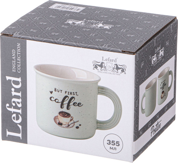 Изображение товара Кружка Lefard But First Coffee 260-976 (белый)