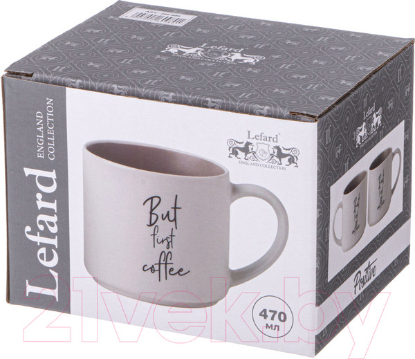Изображение товара Кружка Lefard Кофемания But First Coffee 260-980