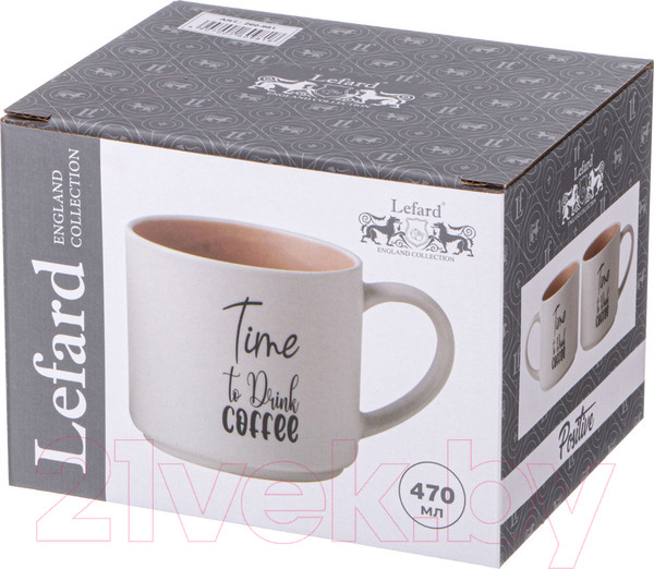 Изображение товара Кружка Lefard Time To Drink Coffee 260-981