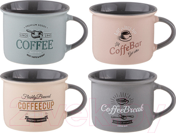 Изображение товара Набор кружек Lefard Coffee / 260-953 (4шт)