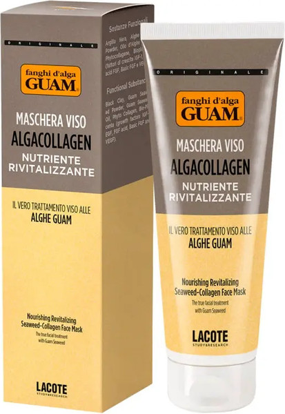 Изображение товара Маска для лица кремовая Guam Питательная восстанавливающая с коллагеном водорослей (75мл)