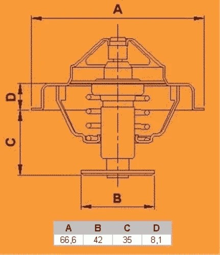 Изображение товара Термостат автомобильный Vernet-Calorstat TH5699.85J