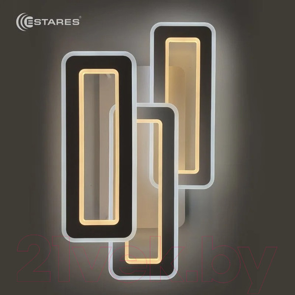 Изображение товара Люстра Estares Triplex Double 110W 3L-APP-650x370X140-WHITE/WHITE-220-IP20