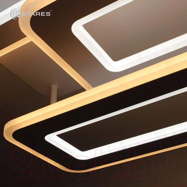 Изображение товара Люстра Estares Triplex Double 110W 3L-APP-650x370X140-WHITE/WHITE-220-IP20