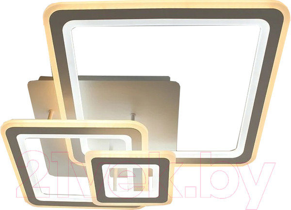 Изображение товара Люстра Estares Triplex Square 124W 3S-APP-596x596x146-WHITE/WHITE-220-IP20
