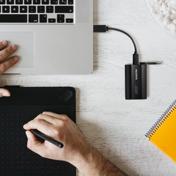 Изображение товара Внешний жесткий диск A-data USB-C 500GB (SD810-500G-CSG)