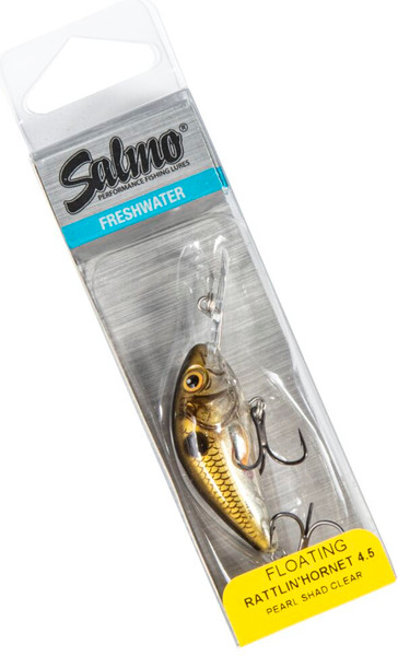 Изображение товара Воблер Salmo Rattlin Hornet Clear Floating Pearl Shad / QRH537