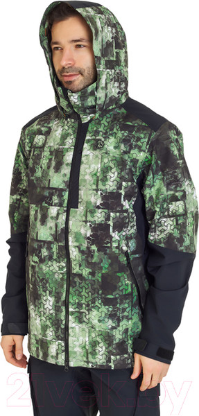 Изображение товара Куртка для охоты и рыбалки FHM Guard V2 (M, принт хаки/черный)