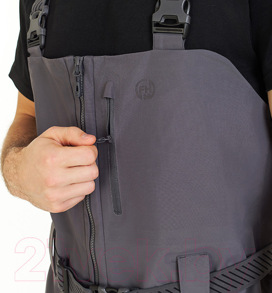 Изображение товара Полукомбинезон для охоты и рыбалки FHM Guard V2 (L, серый)