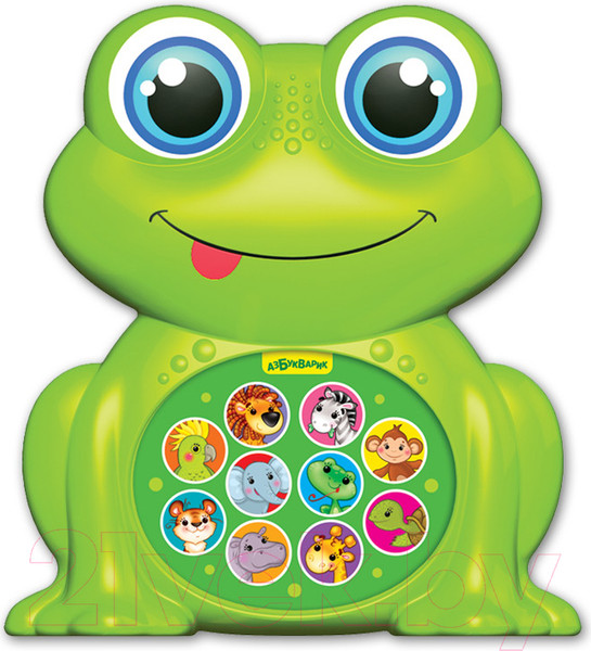Изображение товара Развивающая игрушка Азбукварик Лягушонок. Зверята-малышата / AZ-2214