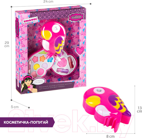 Изображение товара Набор детской декоративной косметики Bondibon Eva Moda ВВ2265